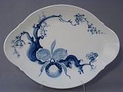 Meissen Platte Orchidee, Lnge 36,5 cm