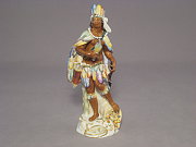 Meissen Figur Allegorie Kontinent Amerika