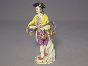 Meissen Figur Pariser Ausrufer: Traubenhndler