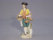 Meissen Figur Pariser Ausrufer: Traubenhndler