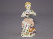 Meissen Figur Grtnerkind