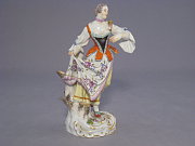 Meissen Figur tanzende Schferin