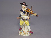 Meissen Figur Geiger Galante Kapelle