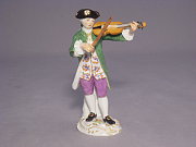 Meissen Figur Geiger Galante Kapelle