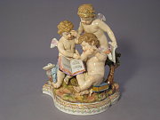 Meissen groe Figur Allegorie: die Arithmetik