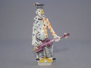 Meissen limitierte Figur Clown mit Guitarre