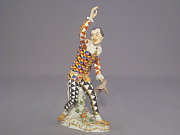 Meissen Figur Komdiant (Harlekin aus der italienischen Komdie)