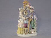 Meissen Figur: Asiatische Familie