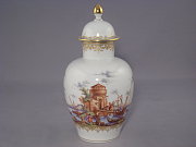 Meissen hochwertige Deckelvase Höhe 23 cm Meissen hochwertige Deckelvase Höhe 23 cm