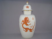 Meissen sehr große Deckelvase Höhe 53 cm Meissen sehr große Deckelvase Höhe 53 cm