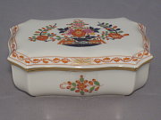 Meissen Dose eckig, Lnge 10 cm