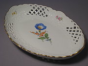 Meissen Durchbruchschale oval 22 cm