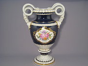 Meissen sehr groe Schlangenhenkelvase 49 cm