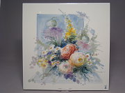 Meissen Wandbild Blumenbukett Meissen Wandbild Blumenbukett