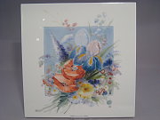 Meissen Wandbild Blumenbukett Meissen Wandbild Blumenbukett