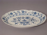 Meissen Bratenschale / Platte oval 28,5 cm