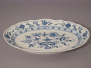 Meissen Bratenschale / Platte oval 28,5 cm