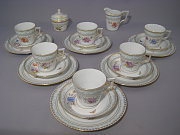 KPM Set Kaffeesgedecke für 6 Personen Kurland Dekor 74 KPM Set Kaffeesgedecke für 6 Personen Kurland Dekor 74