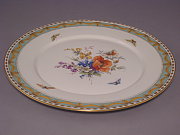 KPM groer Teller 29 cm Dekor 73