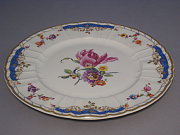 KPM Speiseteller gro / Platzteller Breslauer Stadtschloss 28,5 cm