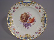 KPM Speiseteller groß Breslauer Stadtschloss 25 cm