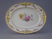 KPM Platte oval Potsdamer Stadtschloss<br>Lnge 31,5 cm