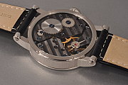 Armbanduhr mit schwarzem PVD-beschichtetem Werk ETA 6497