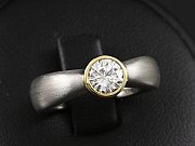 Solitr-Brillant-Ring  0,60ct