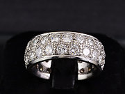 2-reihiger Brillant Memory Ring ca. 6,00ct