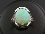 Opal-Diamantring ca. 4,70ct