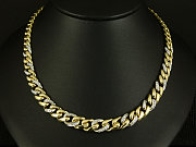 Wertvolles Panzer Brillant Collier
ca. 2,30ct