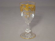 Weisswein Glas St. Louis Massenet Gold